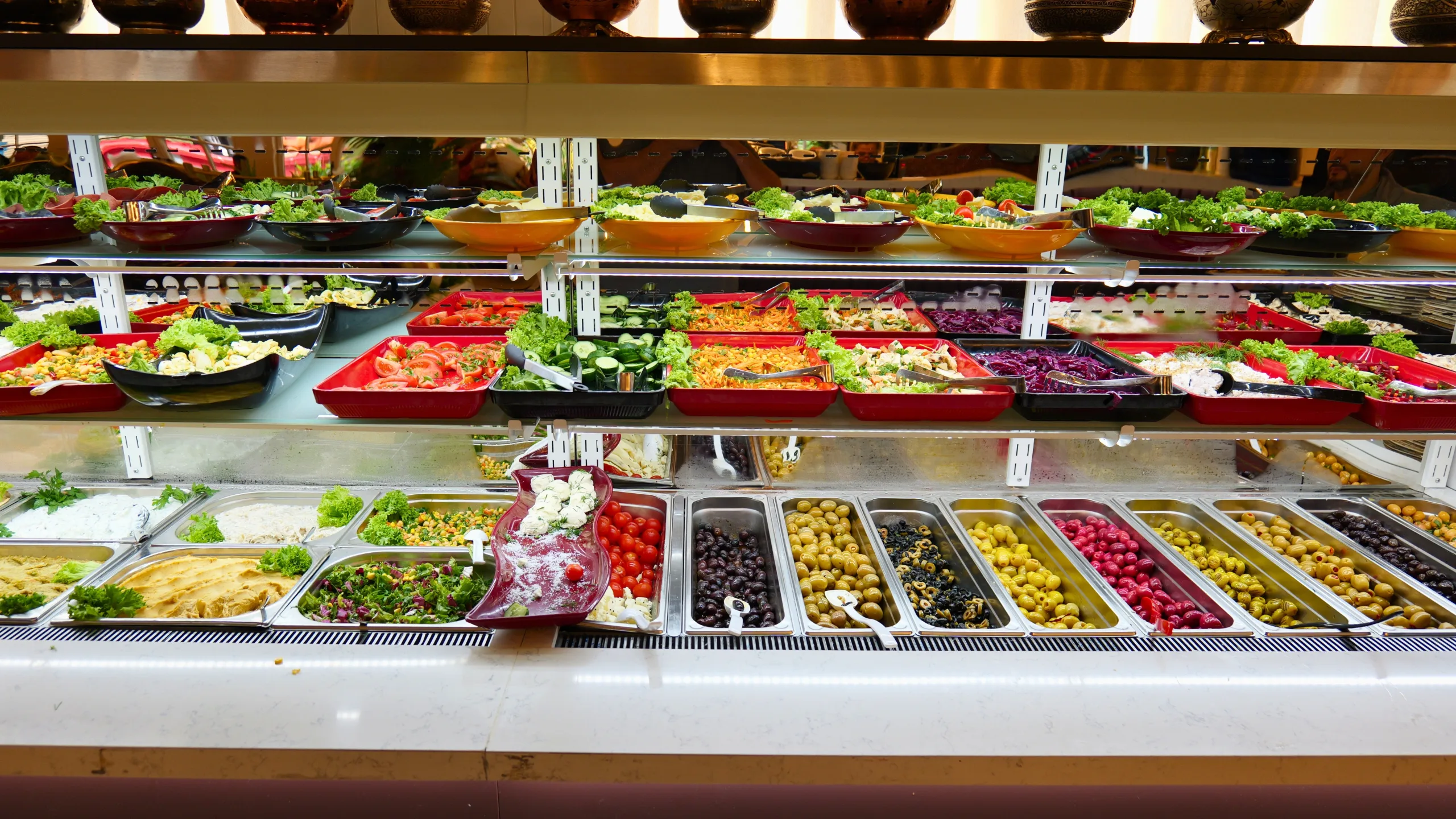 Offenes Frühstücksbuffet